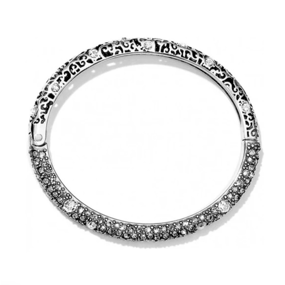 💕 BRIGHTON Retired Anatolia Hinged Silver Bangle - Picture 7 of 7